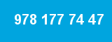978 177 74 47 978 177 74 47